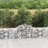 Cestas gaviones 3 uds forma de arco hierro 200x50x60/80