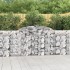 Cestas de gaviones 3 uds forma de arco hierro 300x30x100/120