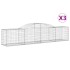 Cestas gaviones 3 uds forma de arco hierro 300x50x60/80