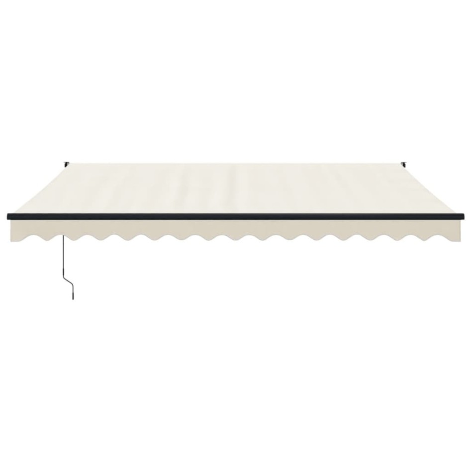 Toldo retráctil automático color crema 4,5x3