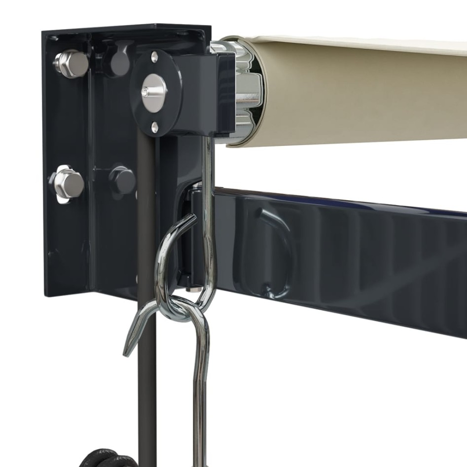 Toldo retráctil automático color crema 4,5x3