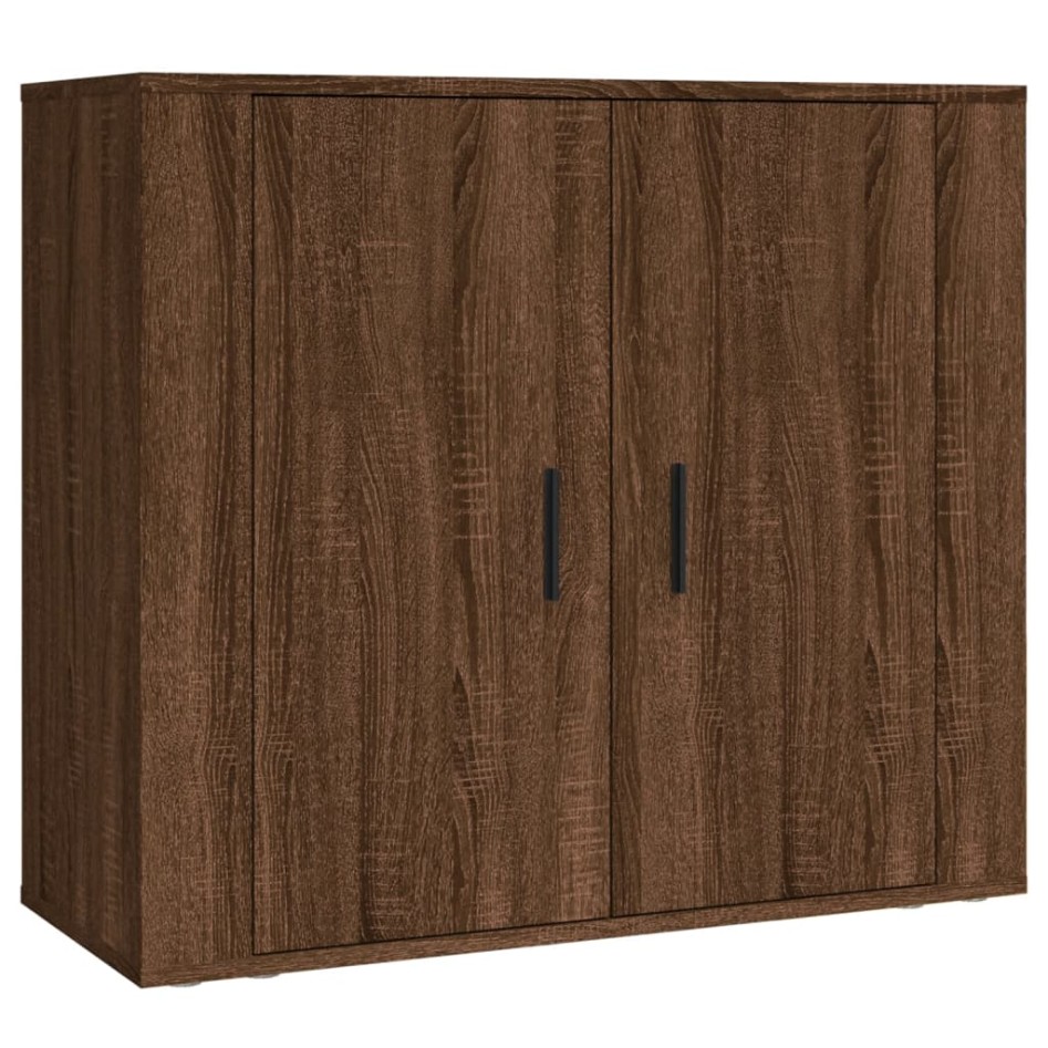 Aparador alto madera contrachapada marrón