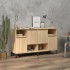 Aparadores 2 uds madera contrachapada roble Sonoma 60x35x70