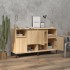 Aparadores 2 uds madera contrachapada roble Sonoma 60x35x70
