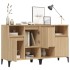 Aparadores 2 uds madera contrachapada roble Sonoma 60x35x70