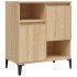 Aparadores 2 uds madera contrachapada roble Sonoma 60x35x70