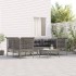 Set de muebles de jardín 7 pzas y cojines ratán sintético