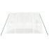 Invernadero con estructura de acero blanco 24 m² 6x4x2,85