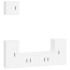 Set de muebles para TV 5 piezas madera contrachapada