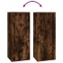 Set de muebles de TV 4 pzas madera contrachapada roble