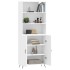 Aparador alto madera contrachapada blanco 69,5x34x180