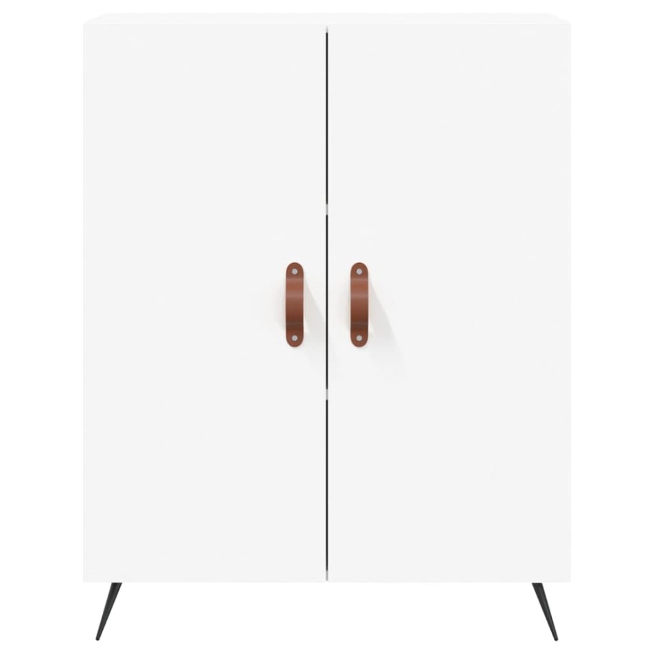 Aparador alto madera contrachapada blanco 69,5x34x180