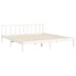 Estructura cama de matrimonio con cabecero madera maciza
