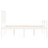 Cama para personas mayores con cabecero madera maciza