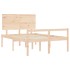 Cama para personas mayores con cabecero madera maciza