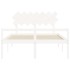Cama matrimonio personas mayores cabecero madera maciza