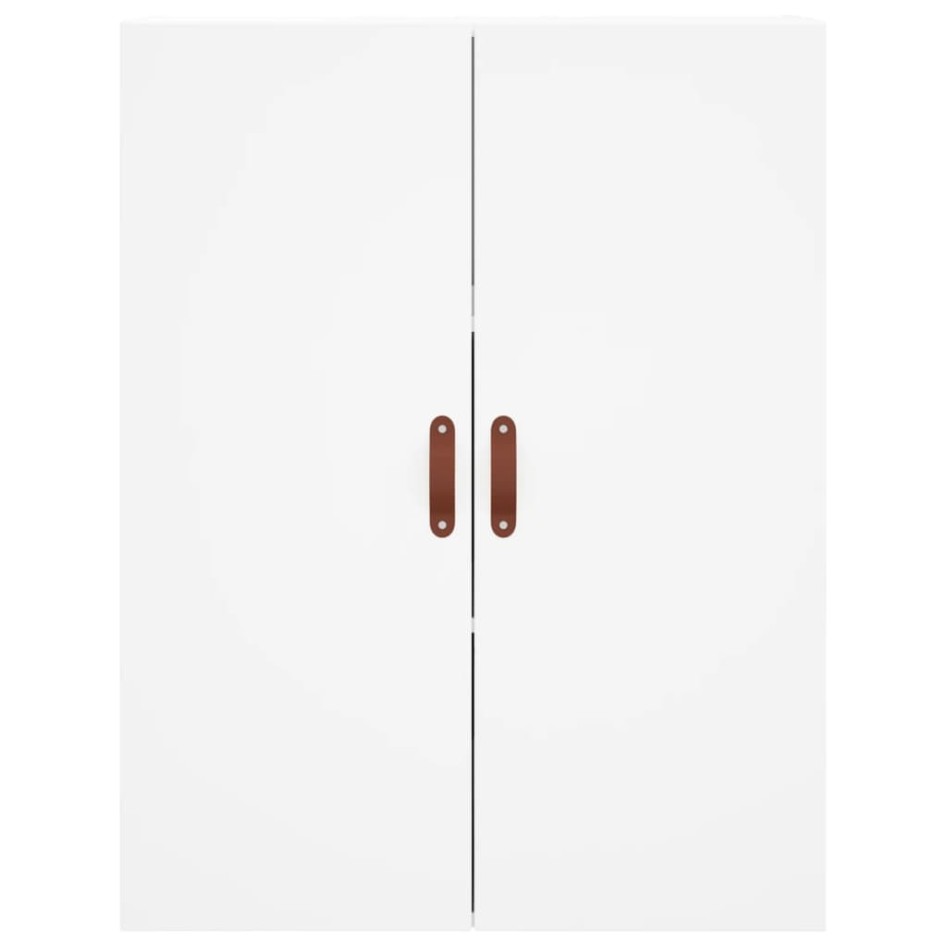 Aparador alto madera contrachapada blanco 69,5x34x180