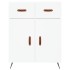 Aparador alto madera contrachapada blanco 69,5x34x180