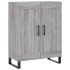Aparador alto madera contrachapada gris sonoma 69,5x34x180