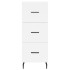 Aparador alto madera contrachapada blanco 34,5x34x180