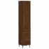 Aparador alto madera contrachapada roble marrón 34,5x34x180