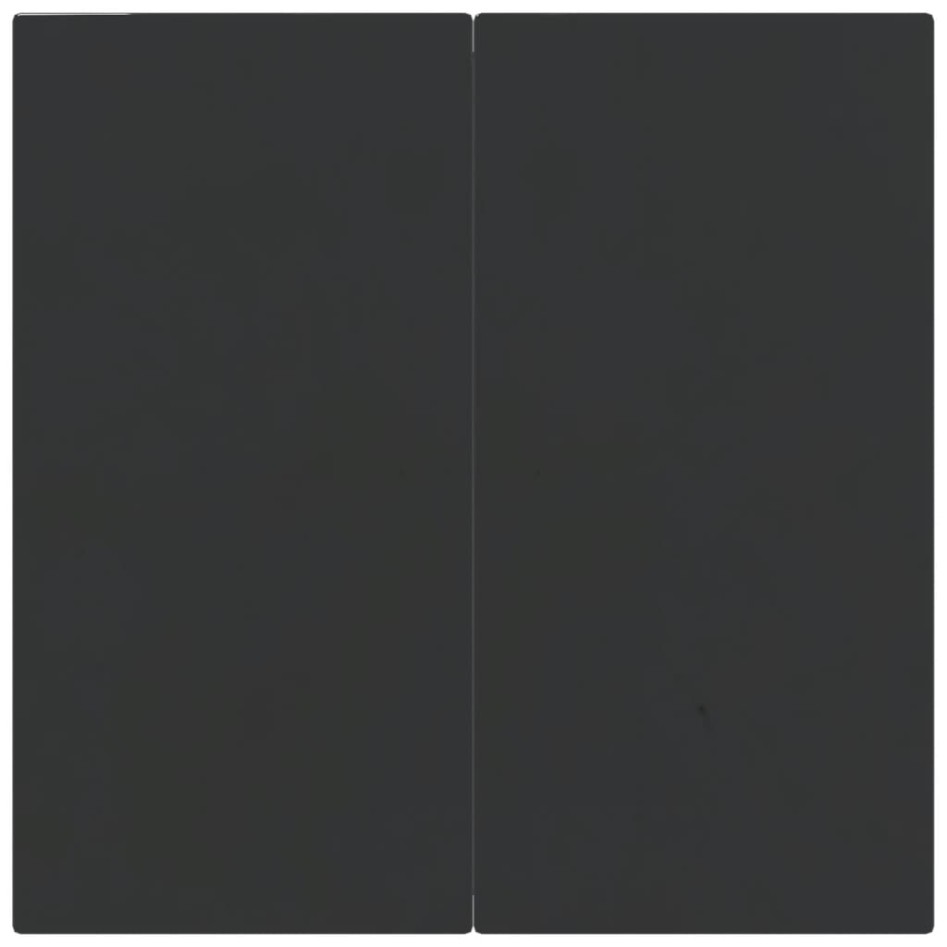 Juego de comedor de jardín 5 pzas ratán sintético y acero