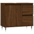 Set de muebles baño 3 pzas madera contrachapada roble