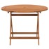 Juego de comedor de jardín 5 piezas madera maciza de