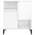 Aparadores 3 uds madera contrachapada blanco brillo 60x35x70