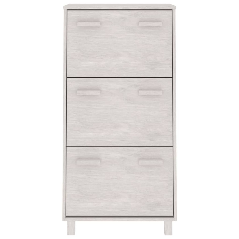 Zapatero HAMAR madera maciza de pino blanca 59,5x35x117
