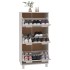 Zapatero HAMAR madera maciza de pino blanca 59,5x35x117