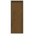 Muebles para TV 2 piezas madera maciza de pino marrón