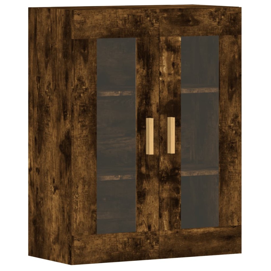 Armarios de pared 2 uds madera de ingeniería roble