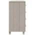 Aparador HAMAR madera maciza de pino blanca 79x40x80