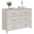 Aparador HAMAR madera maciza de pino blanco 113x40x80