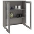 Aparador superior HAMAR pino macizo gris claro 85x35x100