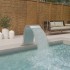 Fuente de piscina de acero inoxidable 304 50x30x60