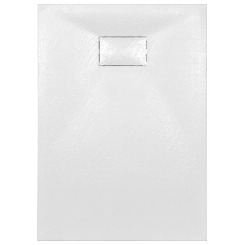 Plato de ducha SMC blanco 100x70