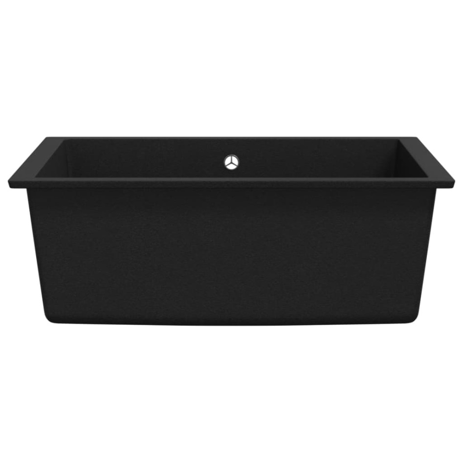 Fregadero de cocina con rebosadero granito