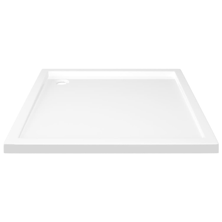 Plato de ducha cuadrado de ABS blanco 80x80