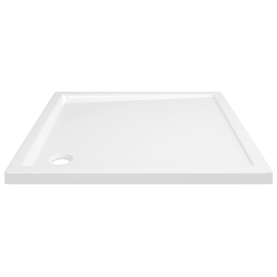 Plato de ducha cuadrado de ABS blanco 80x80