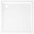 Plato de ducha cuadrado de ABS blanco 80x80