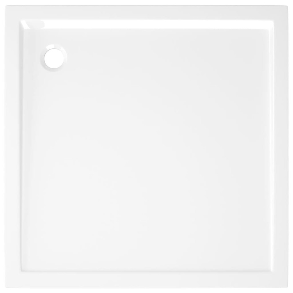 Plato de ducha cuadrado de ABS blanco 80x80