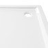 Plato de ducha cuadrado de ABS blanco 80x80