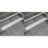Desagüe lineal de ducha 2 piezas 830x140 mm acero
