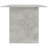 Mesa de comedor madera de ingeniería gris hormigón 180x90x76