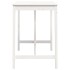 Mesa alta de bar madera maciza de pino blanco 140x80x110