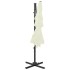 Sombrilla de 4 niveles con poste aluminio arena 250x250