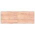 Tablero mesa madera tratada borde natural marrón