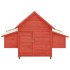 Gallinero madera maciza de abeto rojo y blanco 152x96x110